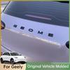 For Geely Xingyuan EX2 eMAS 5 Front Rear Emblem Letter Sticker Blackened Hood Trunk Badges Auto Decoration Accessories