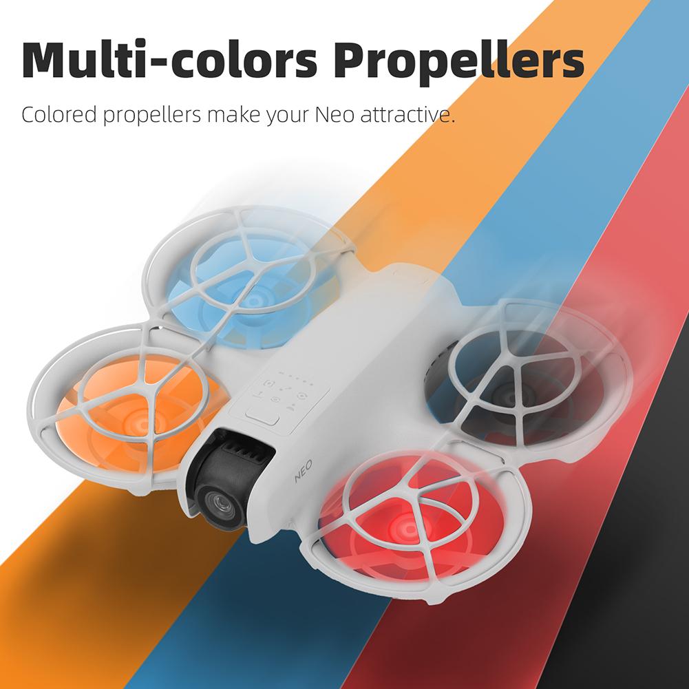 

For Dji Neo Propellers Replacement Prop Blades Low Noise Wings Blade Propeller Replacement Spare for Dji Neo Drone Accessories чорний