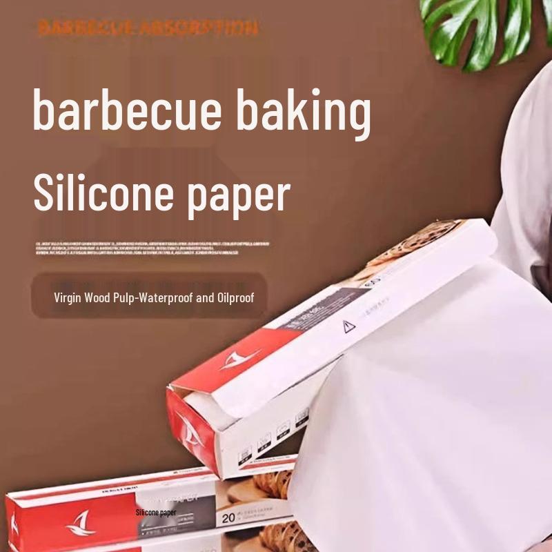 Food-Grade Silicone Baking Paper & Aluminum Foil for Oven, Grill, and Air Fryer