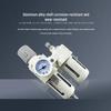 AFRAFC2000 Transparent High-Pressure Aluminum Alloy Pneumatic Regulator with Stainless Steel Air Pressure and Vacuum Water Separator Filter