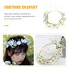 FRCOLOR White Daisy Artificial Flower 9x8 for Weddings and with Lightweight Indoor and Outdoor Decoration Wreath, inches, Parties, Ribbon, 35g,
