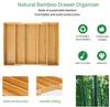 Cooking Utensil Drawer Cutlery Extendable Kitchen Tool Cutlery Large Sliding Type X Storage Drawer Organizing Bamboo Storage, Storage, Case, Capacity,