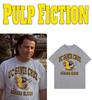Berühmter Regisseur Quentin Tarantino Film Pulp Fiction Jhon Travolta Bananenschnecken Gleicher Stil T-Shirt Herren Damen Freizeit Lockeres T-Shirt