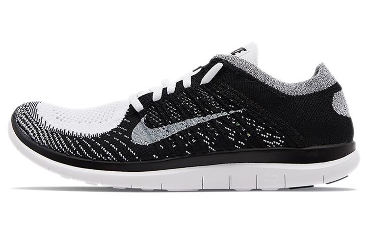 

Nike Free 4.0 Flyknit Білий Чорний 631053-100 42.5