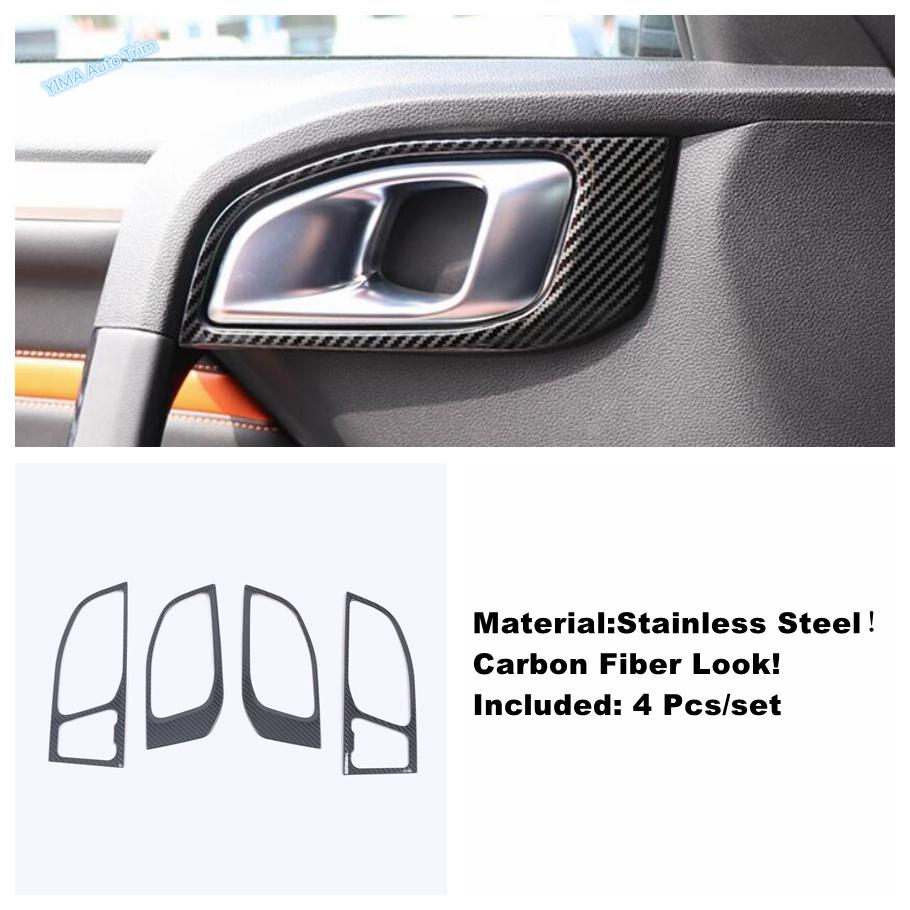 Carbon Fiber Car P-level Sequ / Water Cup Frame / AC Air Outlet Cover Trim Fit For Haval Dargo Interior Accessories