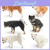 Pvc Japanese Shiba Inu Model For Kids Educational Toy Animal Figurine