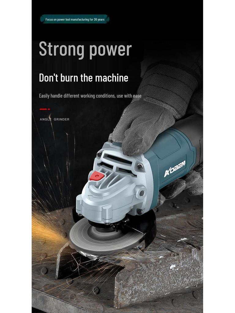 Compact Electric Angle Grinder and Polisher