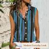 QICED Women's Fashion Casual POLO Neck Short Sleeve  Blouses & Shirts