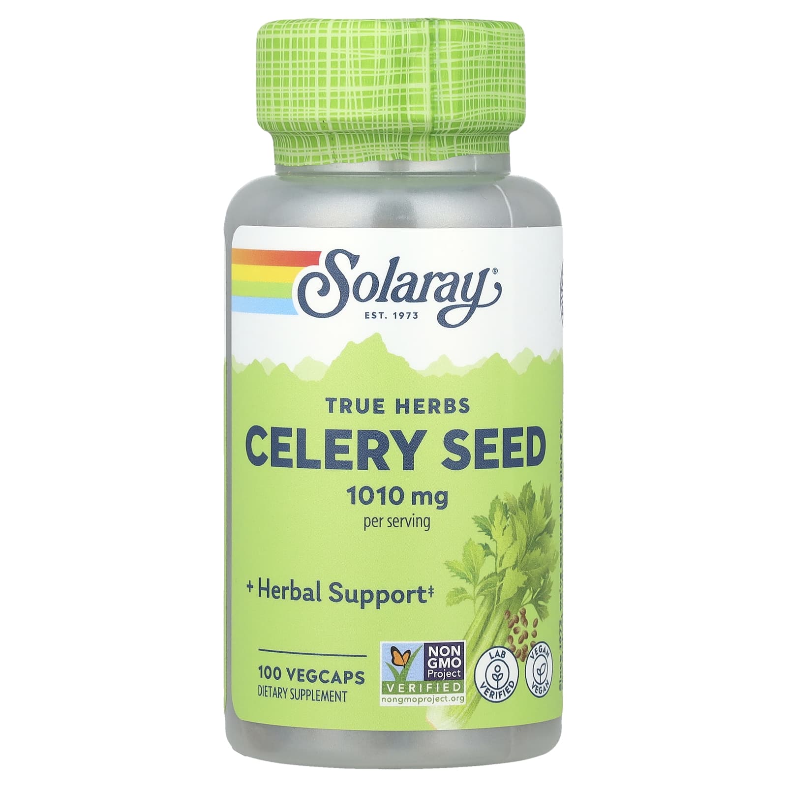 

True Herbs, Celery Seed, Veggie Capsules, 100 Count (505Mg/Capsule)