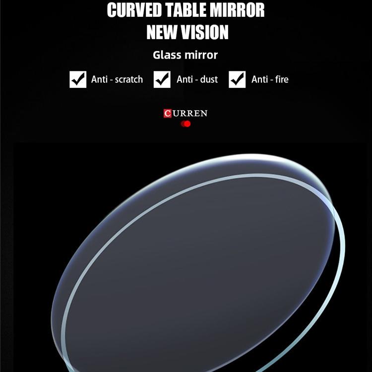 CURREN Steel Strap Watch Simple Calendar Large Dial Business Watch Waterproof Men's Fashion