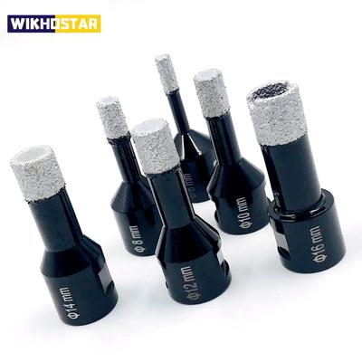 1 pieza Brocas de núcleo de diamante seco Cortador de sierra perforadora para azulejos de cerámica Brocas para granito mármol con abridor de rosca M14