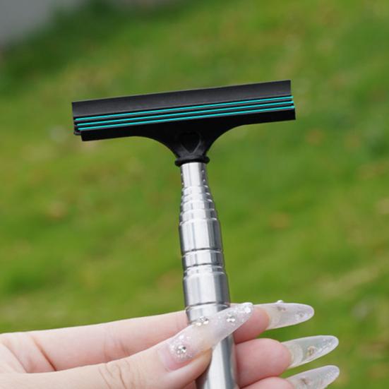 Extendable Car Side Mirror Wiper Window Squeegee Multi-Function Glass Cleaner for Rain Dirt Portable Compact Essential Auto Cleaning Tool for Cars