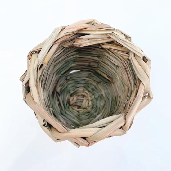 Hamsternest, Kauspielzeug, Naturgras, handgewebtes Strohnest, kleines Haustier-Versteck, Tunnel