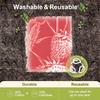 Cleaning Cloth Reusable Kitchen Dish Towels Eco-friendly Microfiber Red Strawberry Print Dishcloths Lint Free Washable Duster Rags Tea Towels 9*7inch