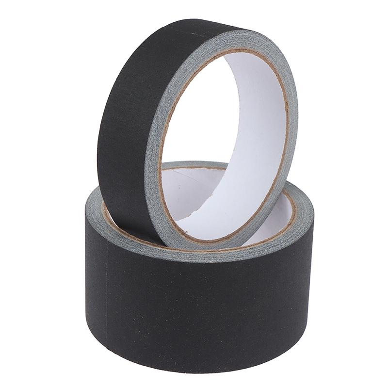 Black Gaffer Tape No Residue Non-Reflective Easy Tear Book Repair Tape Matte