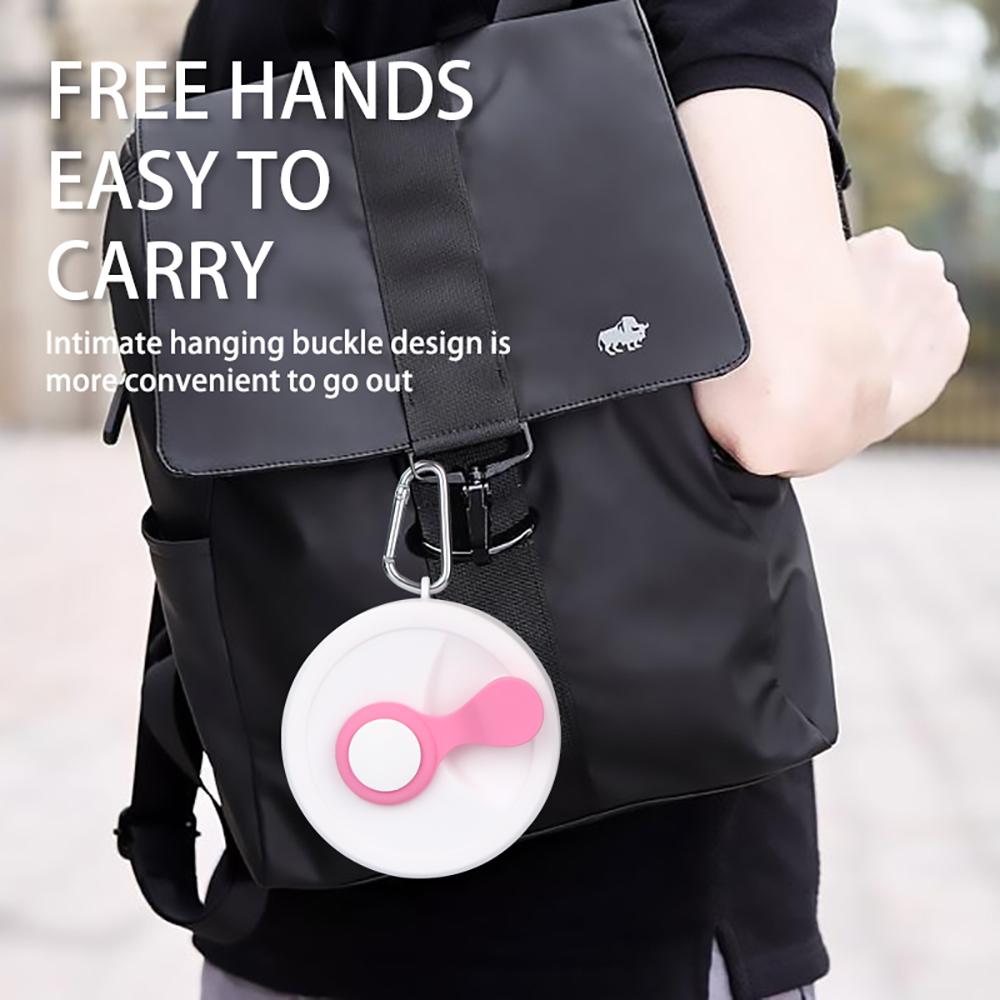 2 Pcs Collapsible Cup for Traveling 450ml Silicone Folding Camping Mug Leak Proof BPA Free Portable Reusable