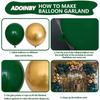 99pcs Balloons Garland Arch Kit with Green Gold Balloons for Engagement Wedding Birthday Baby Shower Gender Reveal Decor 5