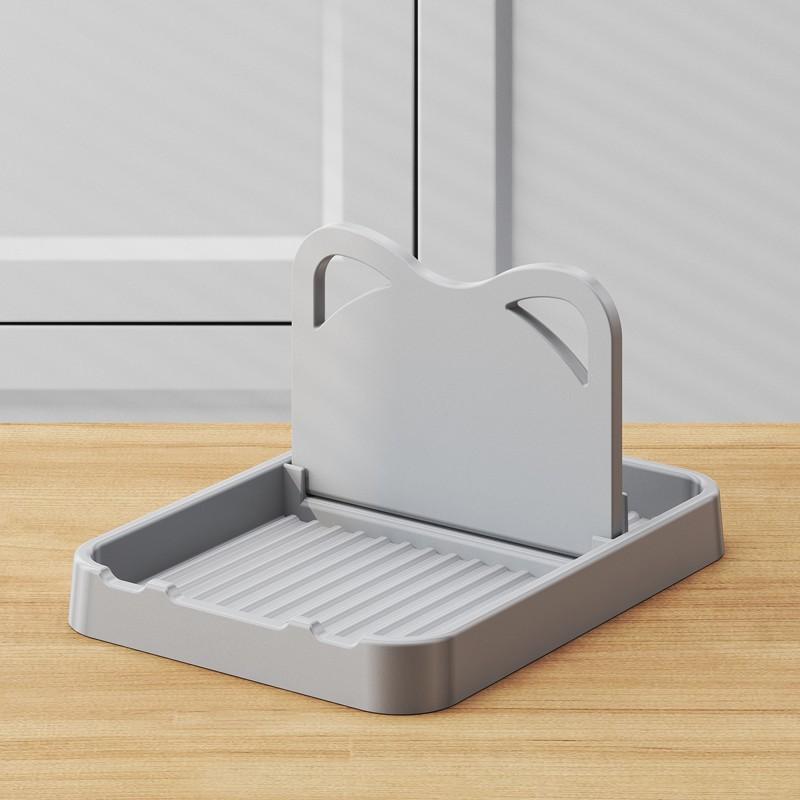 1 pz. Coperchio per pentola a forma di onda in plastica da cucina, supporto per mestoli, cucchiai, utensili da cucina