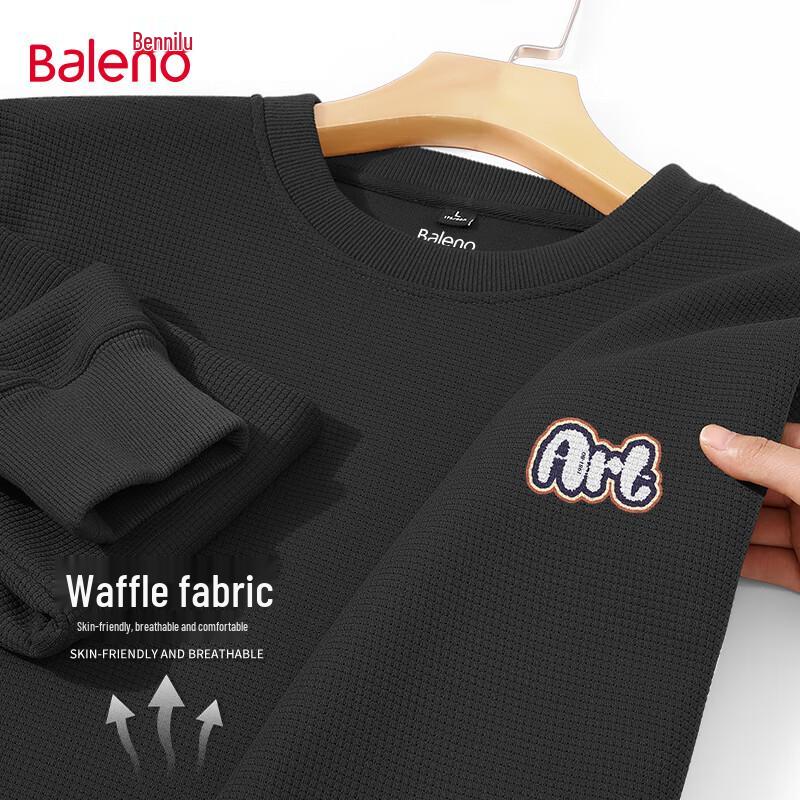 

Мужской свитер Baleno 2025 с вафельным переплетением, с круглым вырезом 5XL