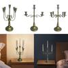 Vintage Candlestick Holder, Decorative Candle Stand for Wedding Bar Bedroom Decor