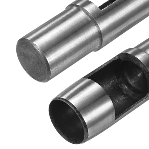 uxcell Leather Hollow Punch, 30mm Round Hole Punch Tool, Belt Puncher Carbon Steel Single Punch for Watch Straps, Cutting Leather Craft, Rubber, Paper