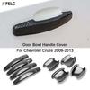 Car Upgrade ABS Carbon Fiber Door Handle Cover For Chevy Cruze 2009-2013 Captiva Buick Regal 2009-2016 Opel Ignia
