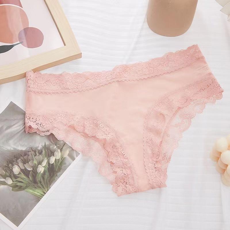 

1 шт./комплект хлопковые трусики женские удобные трусы кружевное нижнее белье женские S-XL мягкие трусы женские трусики XL розовый