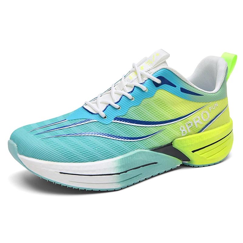 

Men Women Summer Sports Sneakers Breathable Lightweight Comfortable New Marathon Air Cushion Running Shoes Women s Athletic Nonskid 35