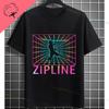Funny Zipline This Is How I Fly Ziplining Graphic TShirt Pure Cotton Round Neck Short Sleeve Casual Sports Outdoor Tshirt