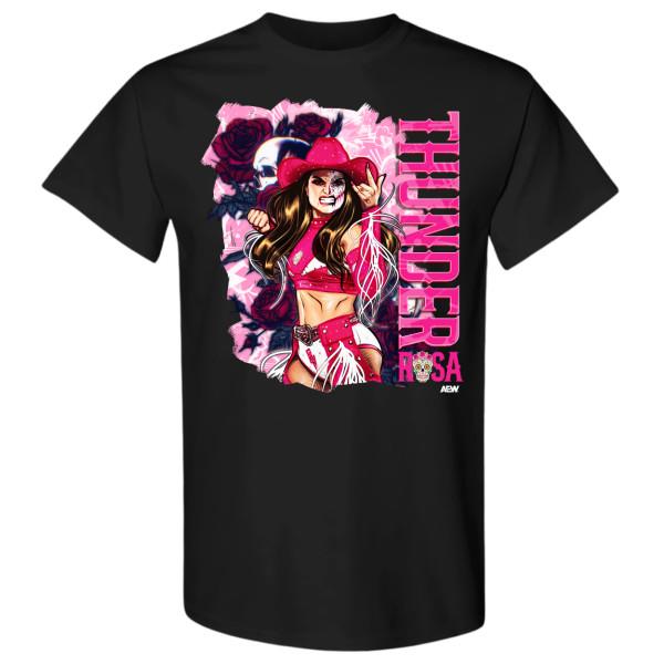 Thunder Rosa Graphic Series AEW Official T-Shirt