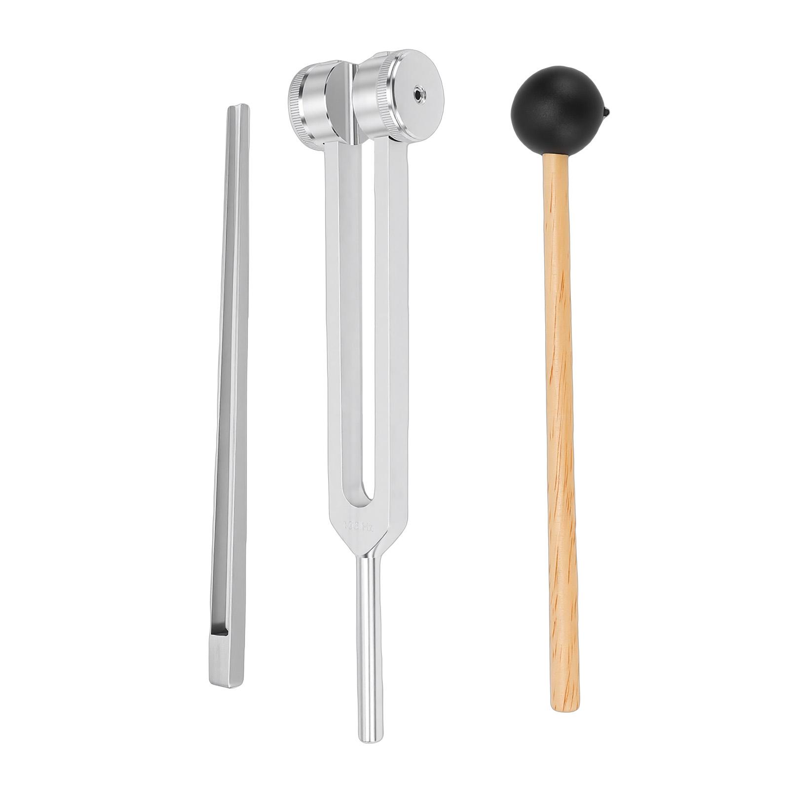 

Portable Tuning Fork Set Aluminum Alloy 128hz Tuning Fork with Reflex Hammer for Relaxation