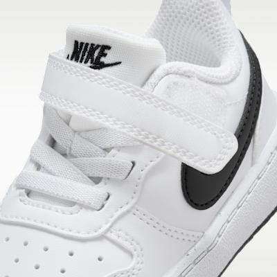 Nike Court Borough Low Recraft White Black Swoosh (TD)