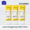 Bai Xi Lemon Pineapple Fresh Breath Whitening Toothpaste (3x100g)
