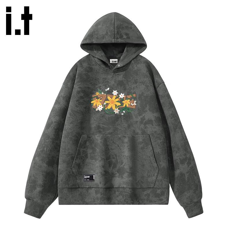 

Izzue Men s Heavyweight Tie-Dye Hooded Sweatshirt L