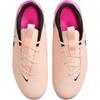 Nike Phantom GX 2 Leather Slip Resistant Abrasion Resistant Low Top Kids' Soccer Shoes Pink/Purple/Black Kids' FD6722-800