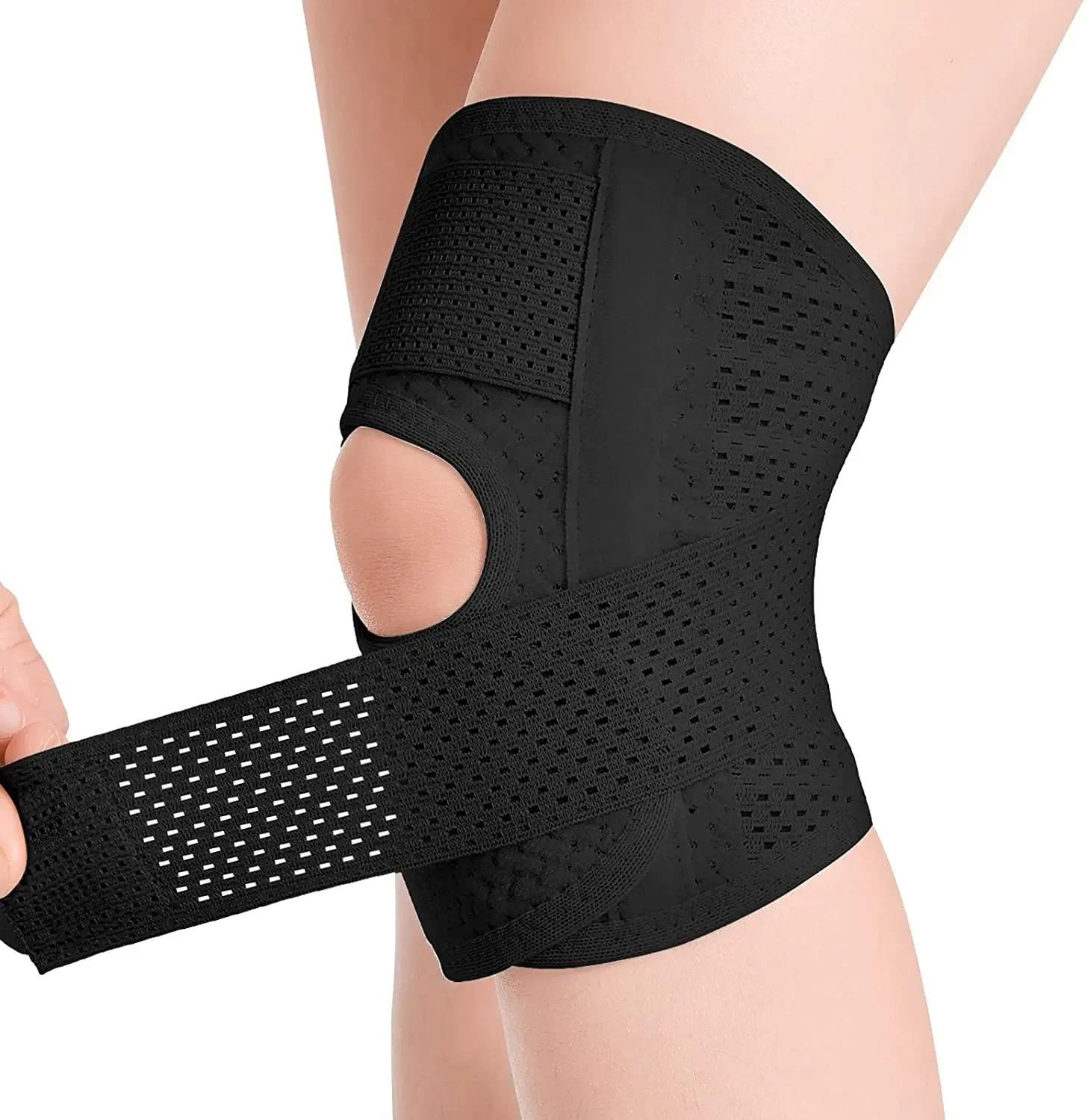 

Breathable Knee Brace With Side Support For Pain Relief And Meniscus Tear Recovery Comfortable Fit M