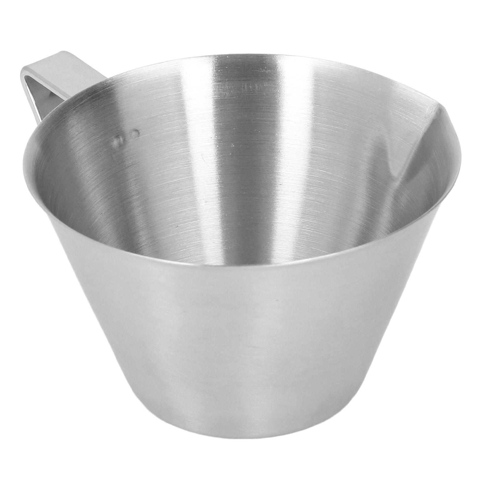 

Coffee Measuring Cup Stainless Steel 100 ML Scale Measurer Tool for Milk Tea Drinks L