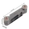 Stainless iron Thread Pitch Gauge Metric Imperial Thread Measuring Tool  Angle Checking