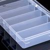 Storage Box Dust Proof Large Capacity 6 Grids Jewelry Display Storage Organizer for Travel