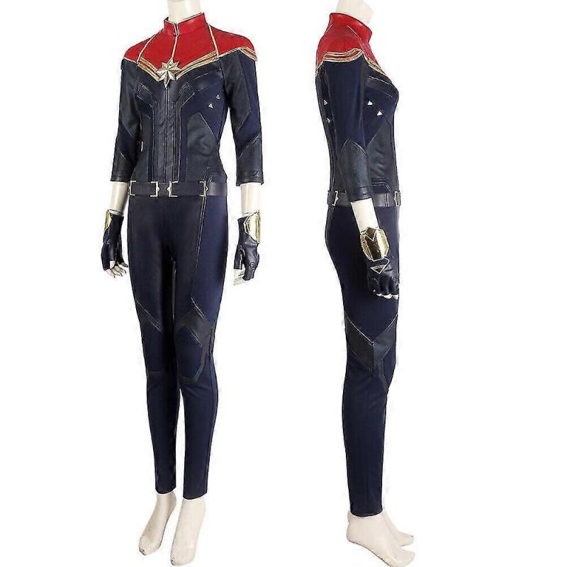 Captain Marvel 2 Carol Danvers Cosplay Costume Halloween Women Movie Outfit