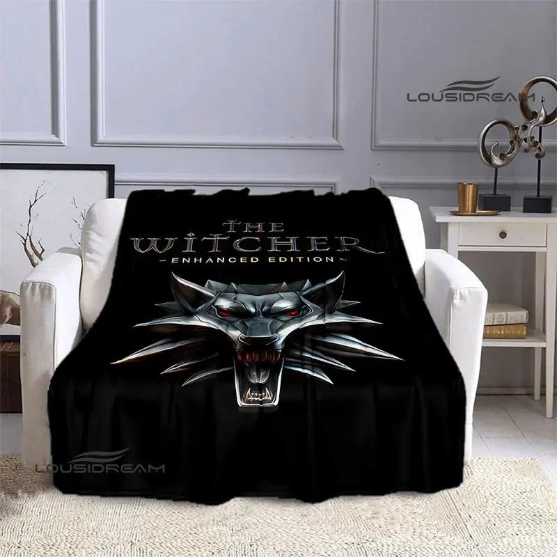 W-Witcher game Printing blanket Flange Warm blanket picnic blanket Home travel blanket bed linings Birthday Gift picnic blanket