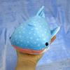 Underwater Walk Fluffy Plush Toy S Size Whale Shark