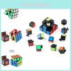 Smooth Rotating 5.7cm Black Base Three Layer Rubik's Cube For Kids Educational Fun