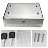 Large capacity stainless steel wall towel container for kitchen bathroom towels with lock |