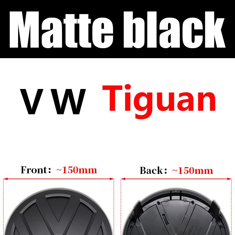 BHG1 For Volkswagen VW Hub Caps 1PC ABS Car Front Grille Trunk Badge Emblem Logo for Tiguan 2017 2018 2019 2020 Auto Modification Dec JW7