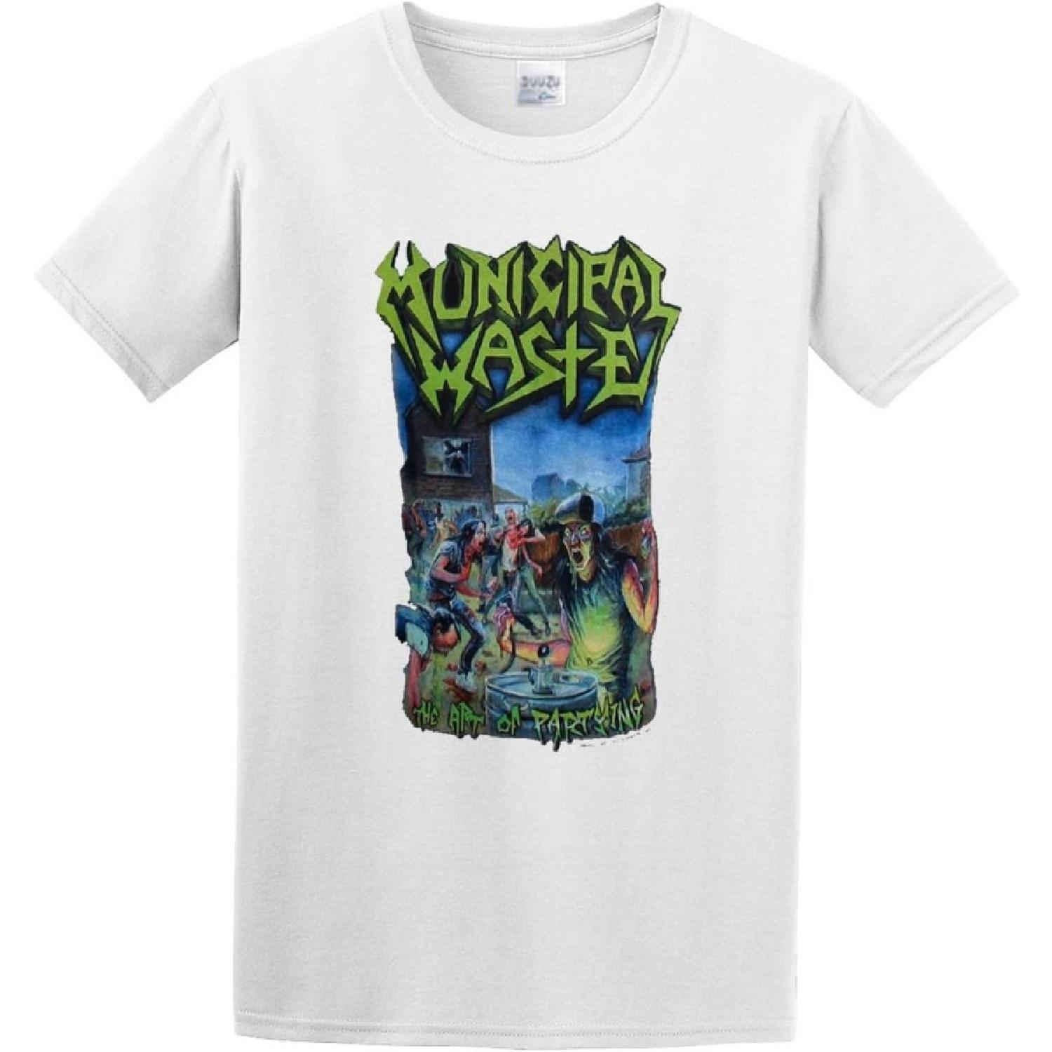 UUS HOMME Men s Summer T-Shirt The Art of Partying Hand wash Recommended White S