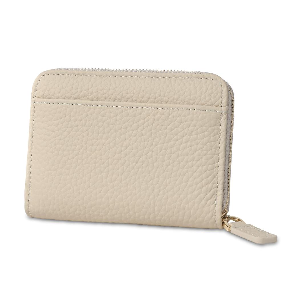 Genuine Leather Card Case with Coin Purse, Accordion-style Design, Large Capacity, Box-shaped Coin Case, Anti-skimming, Anti-magnetic, Cowhide