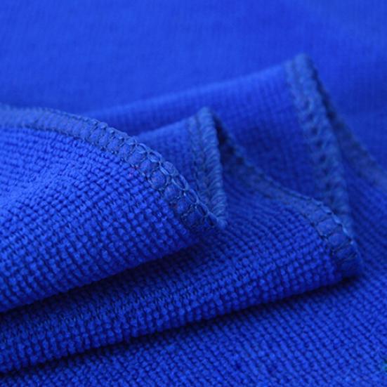 5 Stk Blå Myk Absorberende Vaskeklut Bil Bilpleie Mikrofiber rengjøringshåndklær