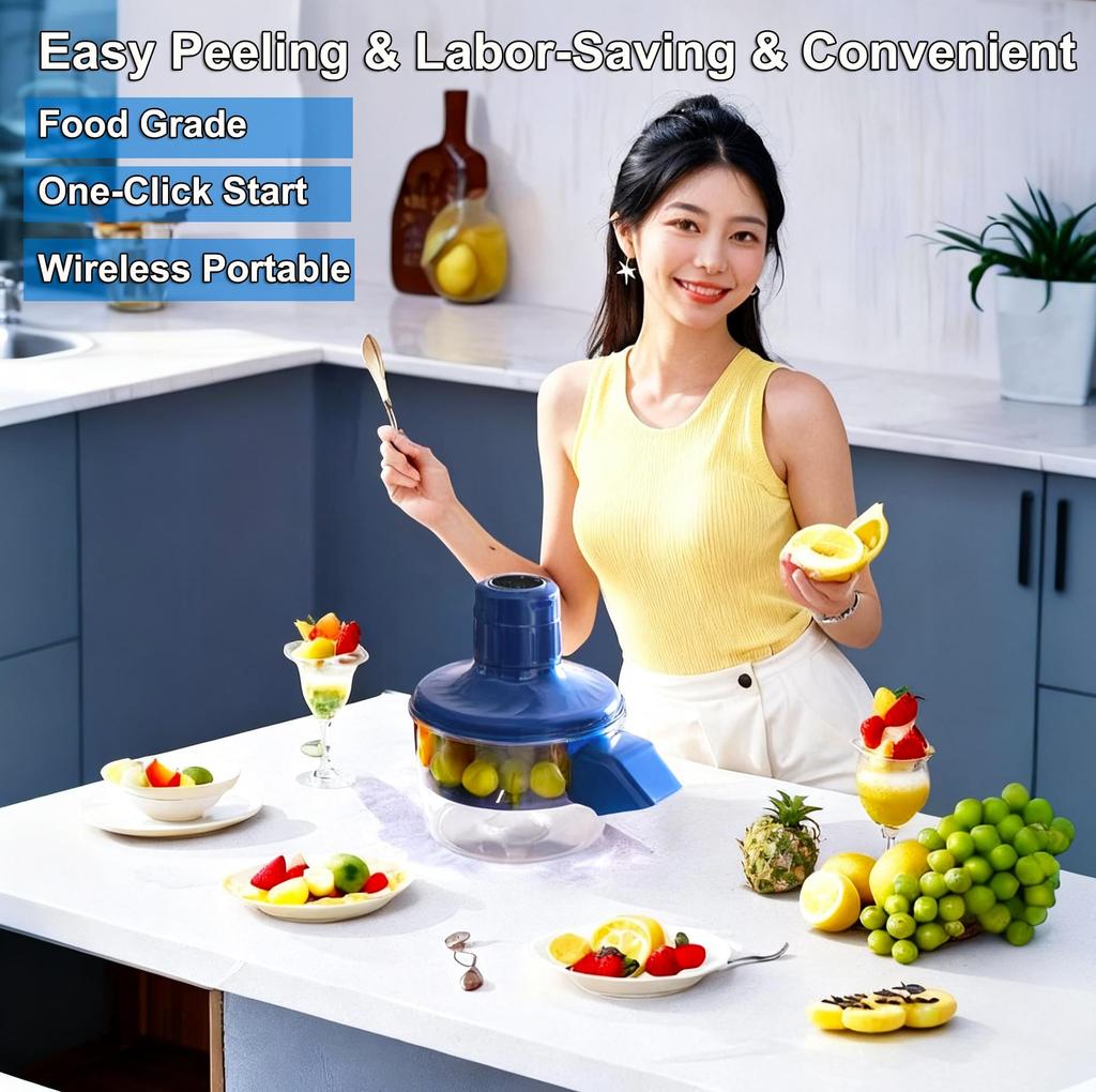 Automatic Electric Grape Peeler Machine - For Effortless Hands-Free Skin Removal for Berries and Fruits, Fruit Preparation Tool