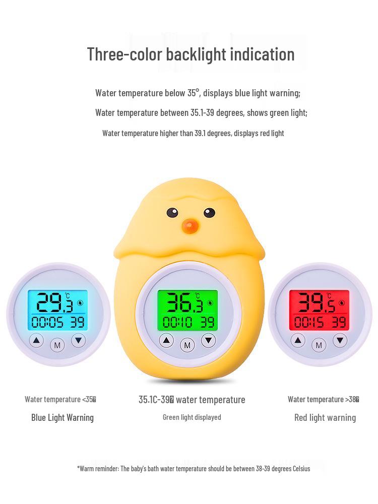 Best-Selling Waterproof Silicone Bath Thermometer for Babies & Children: Indoor Water Temperature Measurement Device